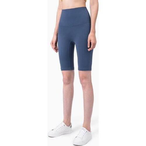 2021 Woman High Waist Energy Yoga Shorts Seamless Hip-up Tight Elastic Sport Short-pants Summer Gym Fitness leggings