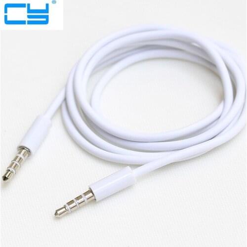 100cm 1m polo 4 Stero cabo de audio AUX Carro MP3/MP4 3.5mm macho para macho