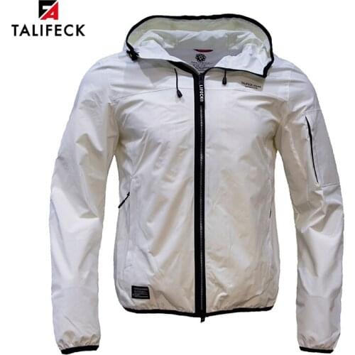 2021 Men Jacket Spring High Quality Sport Jacket Autumn Fashion Jacket Hooded Streetwear Casual Warm Men Coats Solid Men Clothes