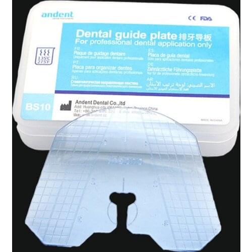 3pcs Dental laboratory dental plastic guide plate teeth arrangement for denture acrylic work