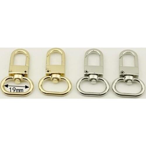 30 PCS / 50 PCS Bag Hardware Accessories Hook Buckle Oval Tail Door Bag Connecting Metal Clip Buckles