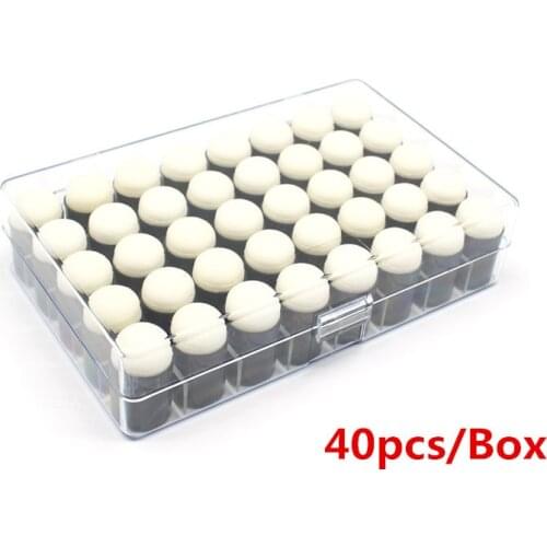 40pcs Finger Sponge Daubers and Box Foam For Applying Ink Chalk Iinking Staining Altering Any Craft Project Finger Painting Puff
