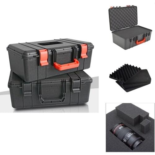 450*270*160mm Protective Toolbox Plastic Tool Case Safety Instrument Tool Box Sealed Equipment Tool Box Shockproof With Foam