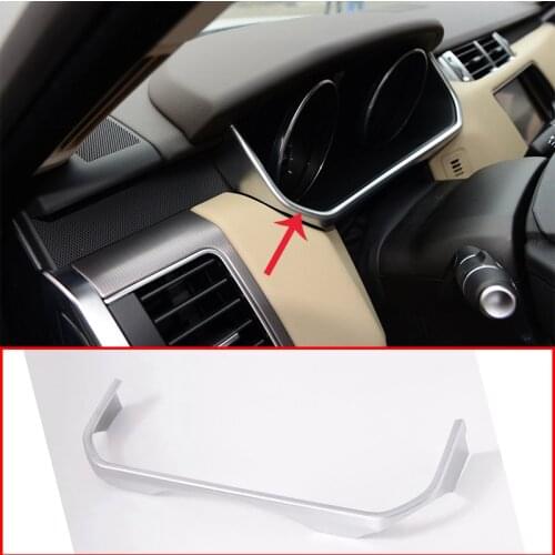 For Land Rover Range Rover Sport RR Sport 2014-2017 Accessories Car Styling ABS Chrome Car Dashboard U Shape Frame Trim Sticker