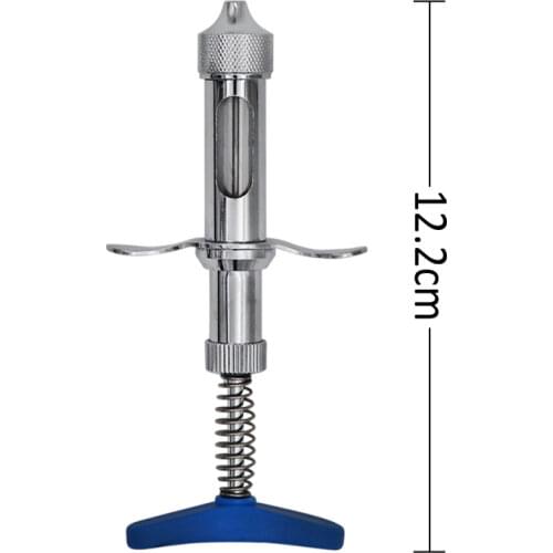 Automatic Stainless Steel Poultry Breeding Acne Double Needle Vaccination Needle tools Quality Assurance Equipment
