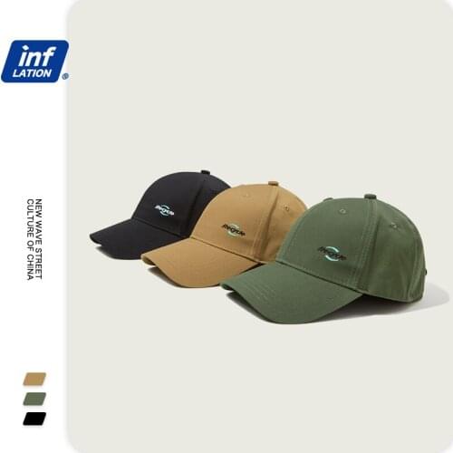 INFLATION Men Summer Baseball Caps Street Style Fashion Baseball Cap 2020 Men Snapback Hat Adjustable Baseball Cap 188CI2020