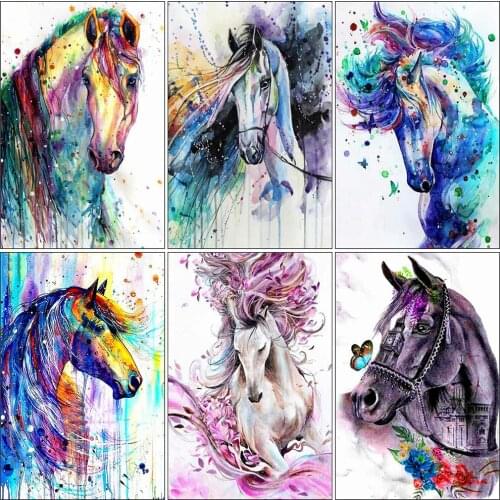 Evershine Diamond Painting Horse Handicrafts Full Square Diamond Embroidery Sale Animals Handmade Gift Wall Decoration