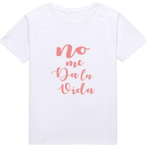 Cartoon Letters Printing T-shirt Women Harajuku Cute Printed Summer Streetwear Lady Casual Top Tee White T Shirt Female