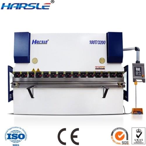 3200mm WC67K hydraulic servo motor NC press brake sheet metal bending quality of multiple inspection is guaranteed