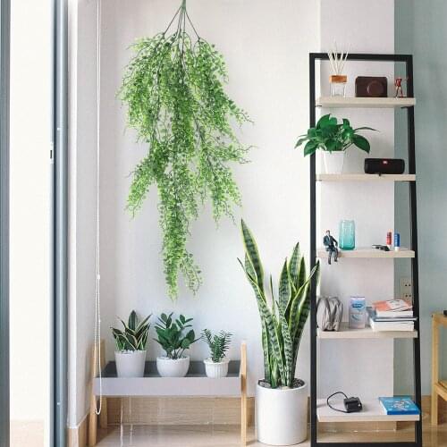 Artificial Plant Vines Wall Hanging Simulation Rattan Leaves Branches Green Plant Ivy Leaf Home Wedding Decoration Plant-Fall