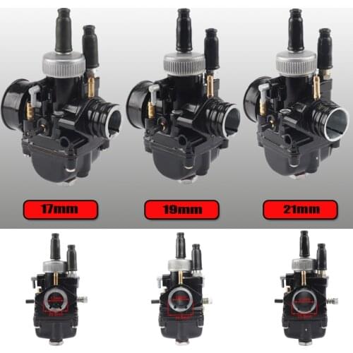 New Racing Black 17mm 19mm 21mm Carburador For PHBG JOG50 JOG90 BWS100 Racing Motorcycle Carburetor For 50-100cc Europe Engine