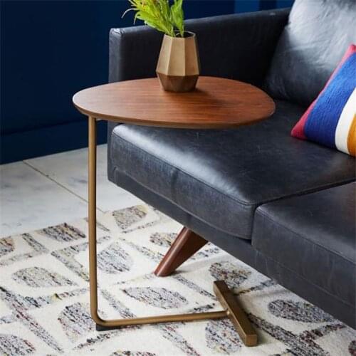 Creative oval living room sofa side coffee table bedroom corner bedside table reading table home furniture