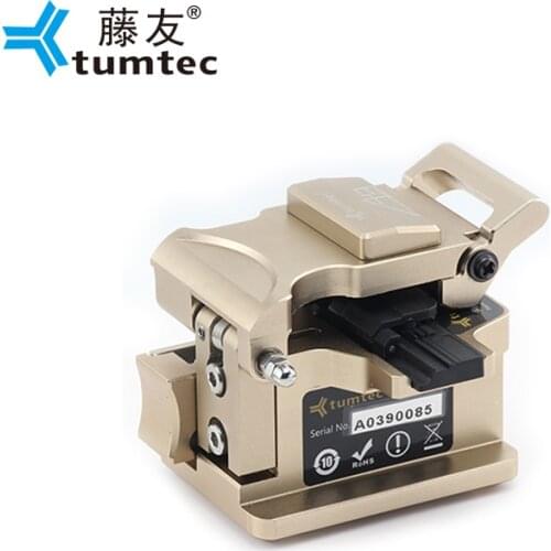 Metal Body Tumtec A9 High Precision Fiber Cleaver 3 in 1 holder fiber cutting knife Tool 48000 times Lifetime warranty