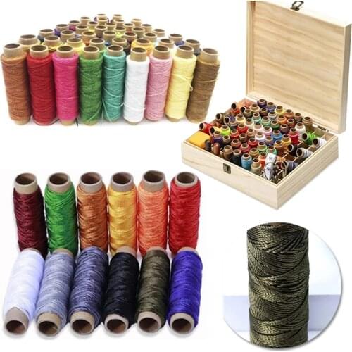 Nonvor Leather Sewing Kit, Upholstery Repair Kit IncludingLeather Waxed Thread, Polyester Thread and Leather Hand Needles