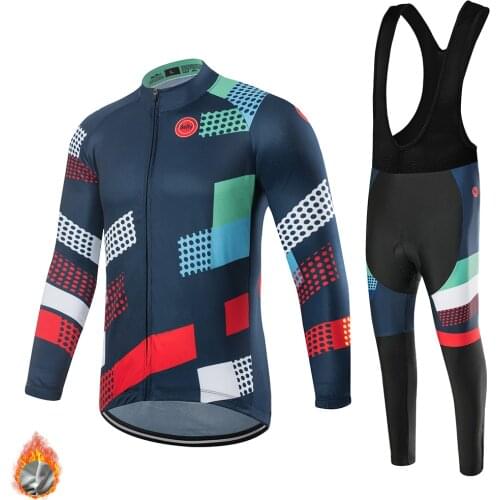 New Pro Team Men Set,Winter Thermal Fleece Cycling Clothing Specialized,Bike Sports Suit,Riding Long Sleeve Jersey Warm Jacket