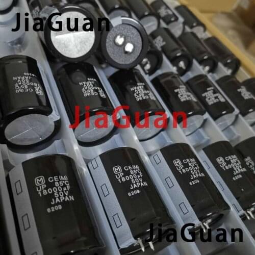 2pcs new JAPAN Matsushita 50v18000uf UP 35X45MM 18000uf 50v Audio electrolytic capacitor up 18000uF/50V CE 85 degrees