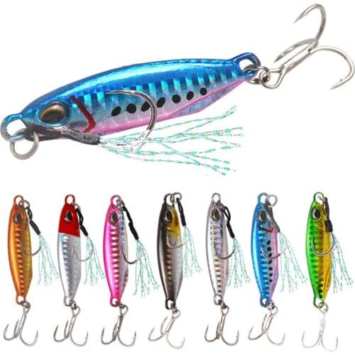 Lure Iron Plate Wrapped Lead Fish Sequined Lead Small Iron Plate Blood Tank Hook 16g 32g Artificial Bait For Fishing Tool X148G