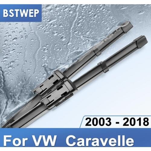 BSTWEP Wiper Blades for Volkswagen VW Caravelle T5 2003 2004 2005 2006 2007 2008 2009 2010 2011 2012 2013 2014 2015 2016 2017