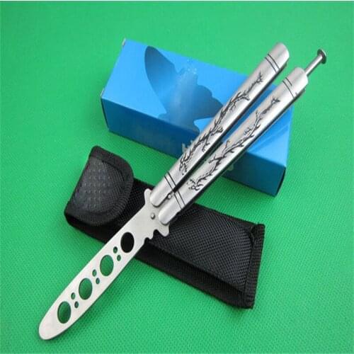 Butterfly Double Dragon C40s Training Knife Not Sharp Blade High Hardness Outdoor Camping Survival Self-Defen Tool Gift For Men