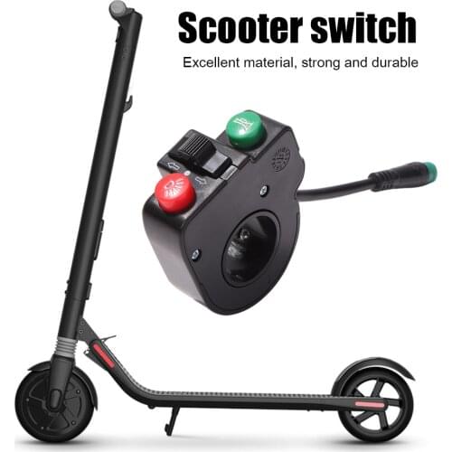 Waterproof Handlebar Headlight Horn Turn Signal Light Indicator Control Switch for KUGOO M4 PRO
