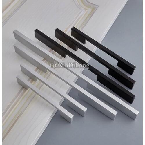 Top Designed 6PCS European Cabinet Pulls Handles Cupboard Wardrobe Drawer Cabinet Kitchen Door Handles&Knobs Furniture Hardware