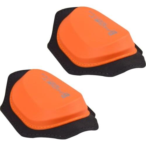 High Quality Knee Sliders Motorcycle Racing Protective Knee Pad - Orange