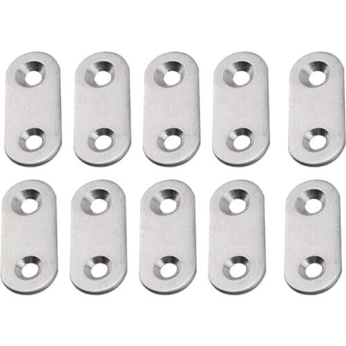 10 Pcs Angle Connector Aluminum Mount Plates for Connector Link End Parallel Vertical Joint Connect