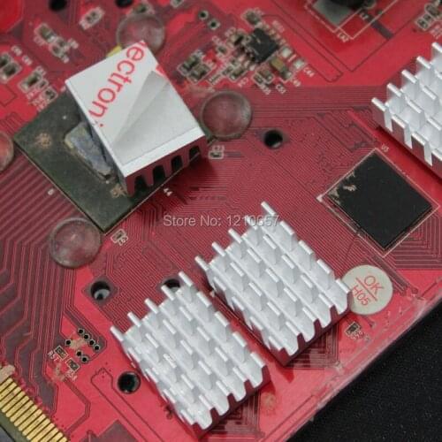 1000Pieces LOT 14.3 x 19.8 x 7.2mm Memory Heat sink Aluminum IC Graphic card Ram Heatsink Chipest