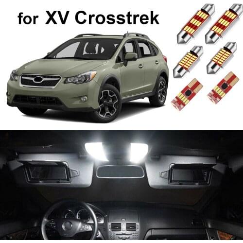 8Pcs Canbus Car Led Interior Light Kit for Subaru XV 2013 2014 2015 Car Light Accessories Dome Map Trunk Lamp