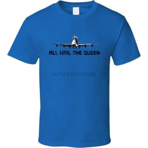 Boeing 747 Inspired Aviation Shirt All Hail The Queen