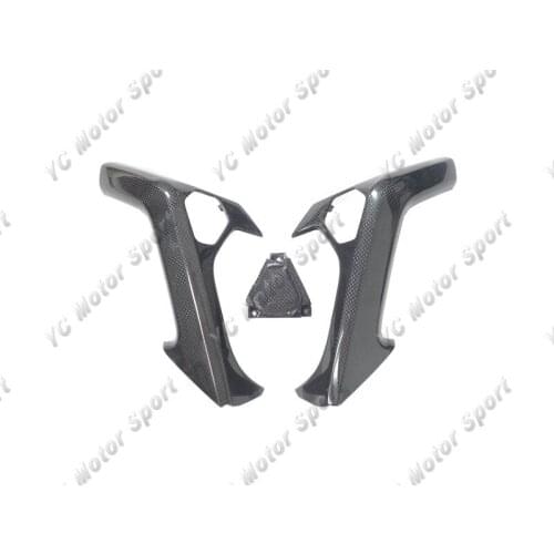 Car Accessories Dry Carbon Fiber RHD Inner Door Handle Replacement Fit For 2014-2019 Huracan LP610-4 & LP580-2 Coupe Spyder