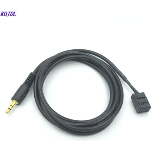 Car 3.5mm aux audio Cable Adapter for Radio male Aux input cable plug CD connector mp3 line For BMW E46 M3 3series 10p KOJDL new