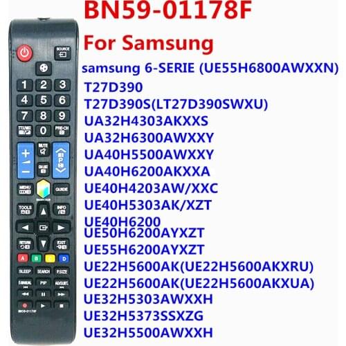 BN59-01178F New remote For Samsung TV With Football FUTBOL BN59-01181B SAMSUNG 6-SERIE (UE55H6800AWXXN) T27D390 UA32H6300AWXXY