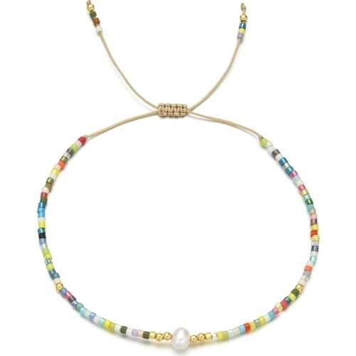 ZMZY Natural Pearl Bracelet Women Miyuki Bracelet Jewelry Pulseras Mujer Moda Handmade Adjustable Fashion Armbanden Gift