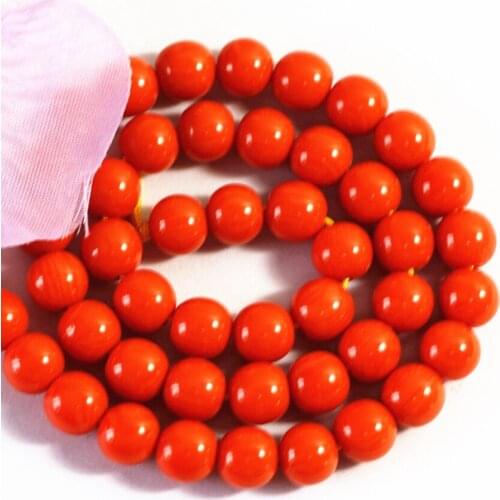 5mm 6mm 8mm 10mm 4 colors faux resin beeswax round beads charms buddish loose spacers accessories diy jewelry making 15inch B38