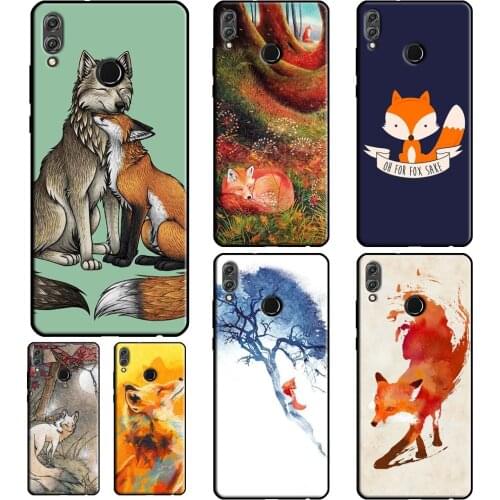 Fox Art For Huawei Honor 20 Pro 4C 6C 7C 7A 8A 9A 7S 8S 9S 8X 9X 10i 8 9 10 10X Lite Phone Cover