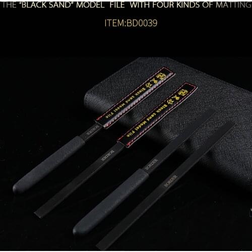 Black Sand File Military Gundam Diorama GK Model Tool Four Eyes In One Sharpen The File Coarse/Medium/Fine/Oil