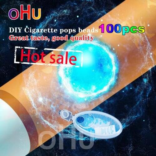100pcs Cigarette Pops Bead Fruit Flavor black ice Mint Flavor Mentha Cigarettes Holder flavour Holder Filter Smoking accessories