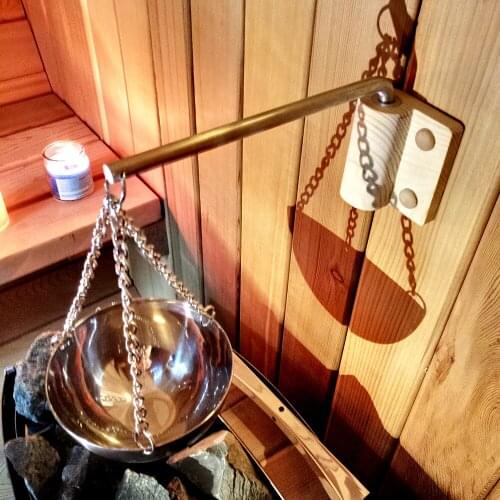 Factory First Hand Stainless Steel Sauna Stove Bowl Sauna Aroma Oil Cup Essential Oil Fragrance Diffuser For Dry Sauna Room