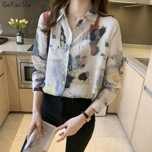 Женские шифоновые рубашки GeFanShi China At AliExpress