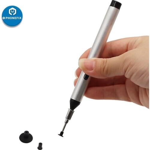 Soldering Tools Vacuum Sucking Pen Remover Sucker Pump IC SMD Pick Up Tool with 3 Suction Cups Desoldering for iPhone Repair