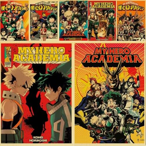 Canvas Painting Wall Art Japanese Anime My Hero Academia Nordic Posters And Prints Wall Pictures For Living Room Home Decor