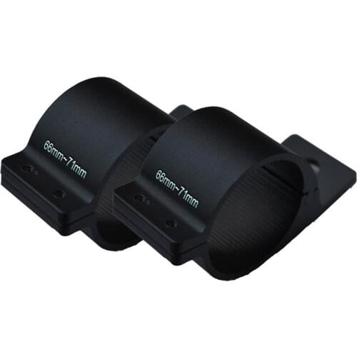 2x 66-71mm Bull Bar Mounting Bracket Clamps Kit Aluminum Antenna Car Work Light Spot Fog Driving Lamp
