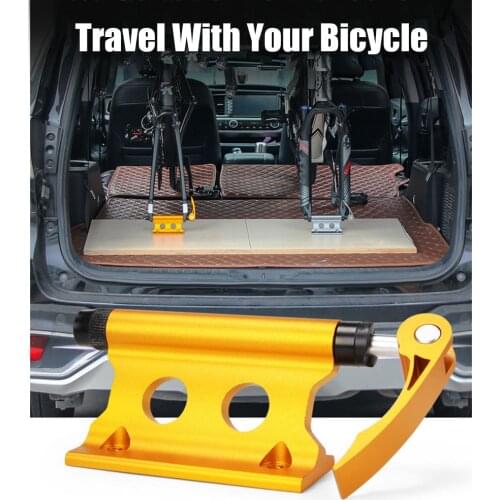 Bike Front Fork Release Fixing Clip Quick Release Alloy Frame Luggage Rack Automobile SUV Carrier Bracket Bike Accessories Tool
