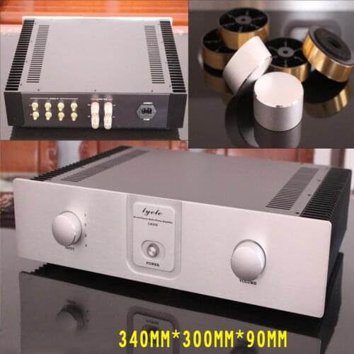 KYYSLB 430*305*100MM Amplifier Case A Class with Heatsink Preamplifier Chassis AMP Enclosure DIY4310 Aluminum Amplifier Case Box