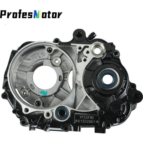 Motorcycle Left CrankCase cover with Bearing For lifan 125 LF 125cc Horizontal Kick Starter Dirt Pit Bikes Engines Parts