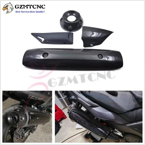Motorcycle Exhaust Pipe Cover Cowl Protector Heat Shield Guard For Yamaha XP500 TMAX500 TMAX530 2011 - 2016 TMAX 500 530 T-MAX