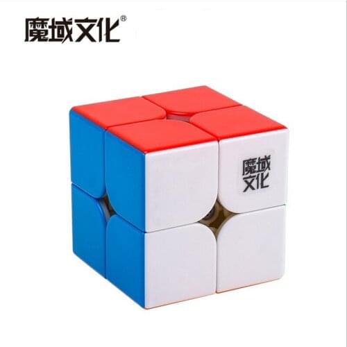 2019 Newest MoYu YJ8205 WeiPo WR M 2x2 Magic Cube Magnetic Version 2x2 Kids Toy cubo magico - Colorful
