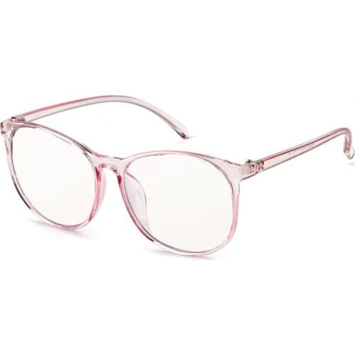 Women Glasses For Sight Anti Blue Light Glasses Pink Computer Mobile phone Protection Glasses Gaming UV400 Radiation Goggles