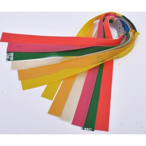 10Pcs Random Color Hunting Slingshot Ring Catapult Stainless Steel Metal Thickness Rubber Band Finger Slingshots Hunt Tool